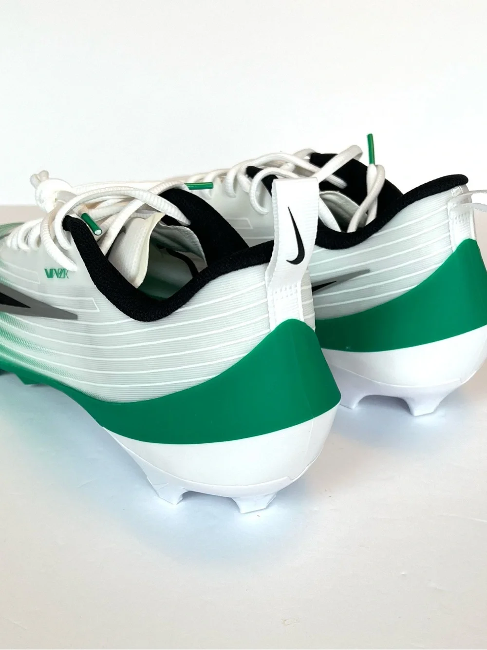 Nike Men's Vapor Speed 3 White Stadium Green Football Cleats HM8849-100 Sz 8